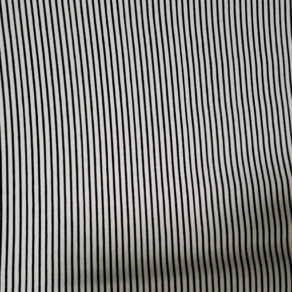 Talbots Plus 3X Black Stripe Slimming A Line Tee Florida Dress - Picture 5 of 7